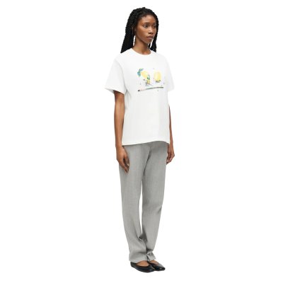 THE PRINTED COTTON JERSEY T-SHIRT